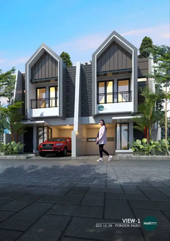 Dijual Rumah 2 Lantai Dekat Stasiun Pondok Rajeg