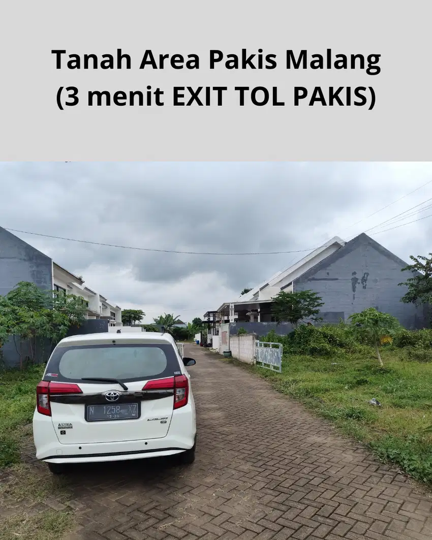 Dijual Tanah Dekat Pintu Tol Pakis Malang & Bandara Abd