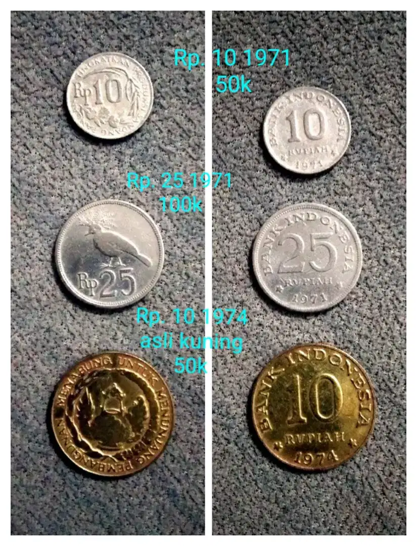 Koin lawas/lama NKRI