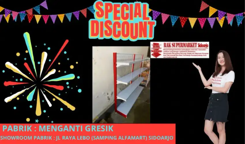 Rak minimarket Gondola