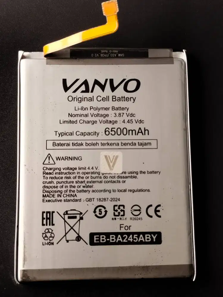 BATERAI SAMSUNG A24 4G BATERY EBBA245ABY ORIGINAL