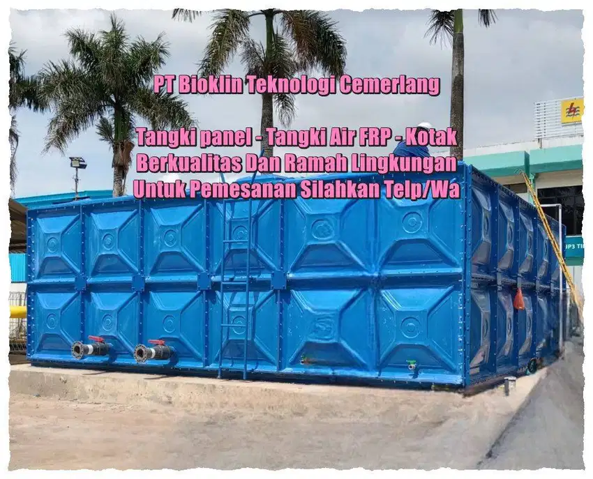 TANGKI PANEL- TANGKI PANEL FRP - TANGKI PANEL KOTAK - TANGKI PANEL FIB