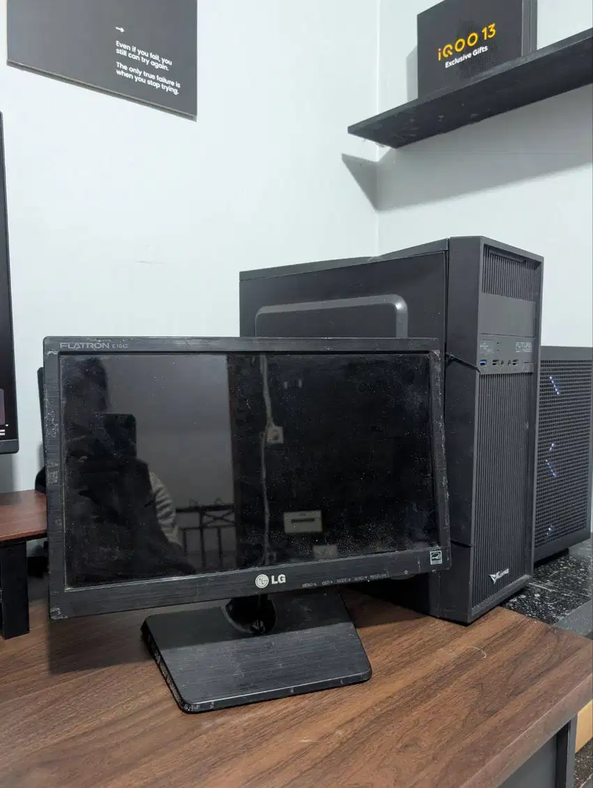PC Fullset Core I5 + P106-100 ( Setara GTX 1060 ) + Monitor
