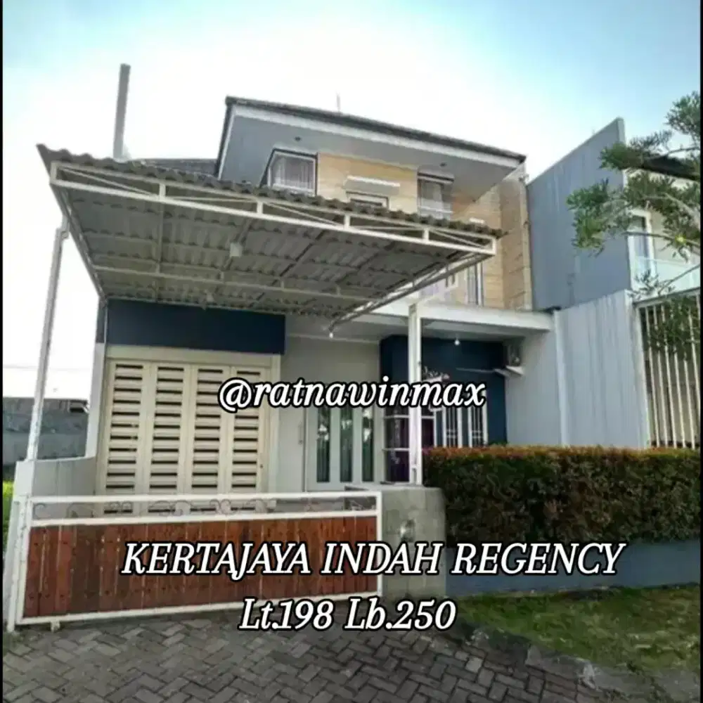 DIJUAL Rumah Modern Minimalis Kertajaya Indah Regency