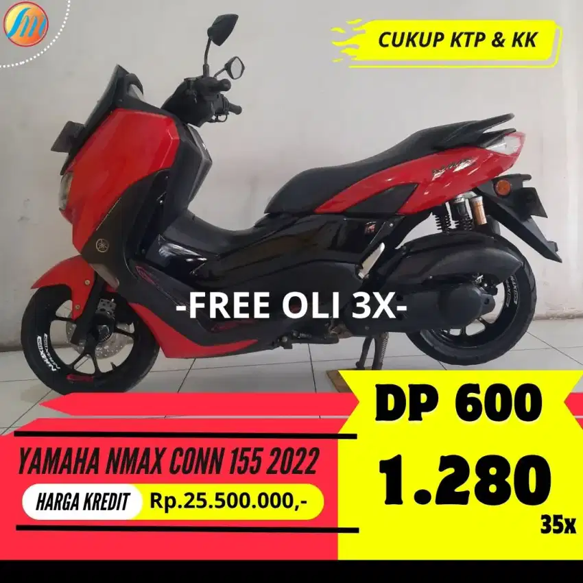 KREDIT DP CUMA 600RIBU YAMAHA NMAX CONNECTED TH 2022 ANGSURAN RENDAH