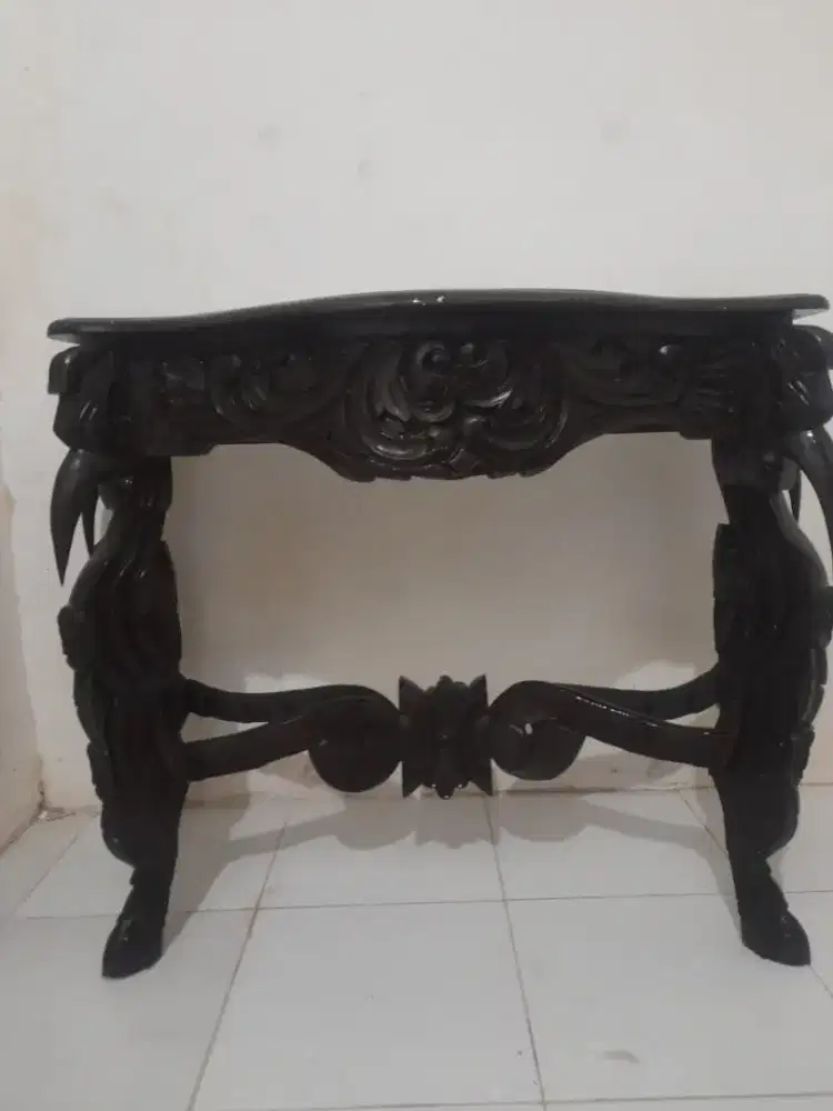 MEJA KONSOL JATI FULL UKIRAN