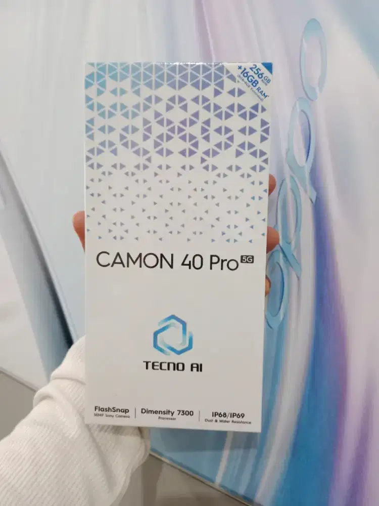 Tecno camon 40 pro 5g 8/256gb 12/512gb Garansi Resmi