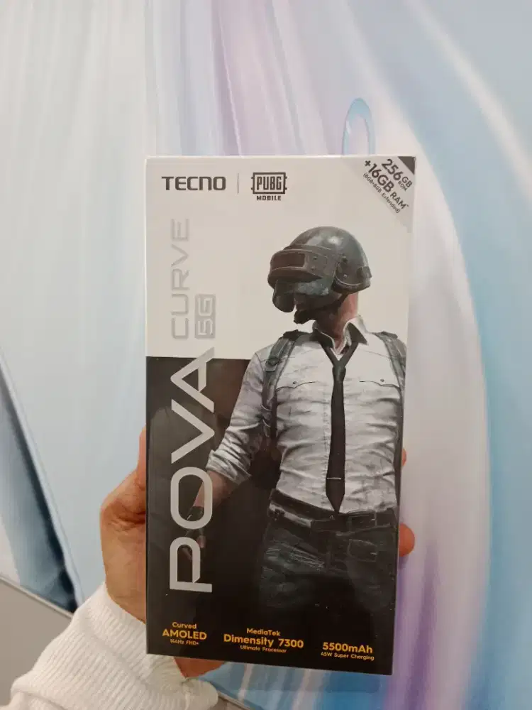 Tecno pova 7 curve 5g 8/256 garansi resmi