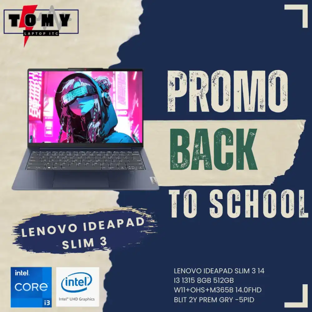 LENOVO IDEAPAD SLIM 3 14 I3 1315 8GB 512GB W11+OHS+M365B 14.0FHD BLIT