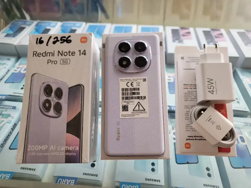 REDMI NOTE 14 PRO 5G 16/256GB LIKE NEW GARANSI RESMI INDONESIA