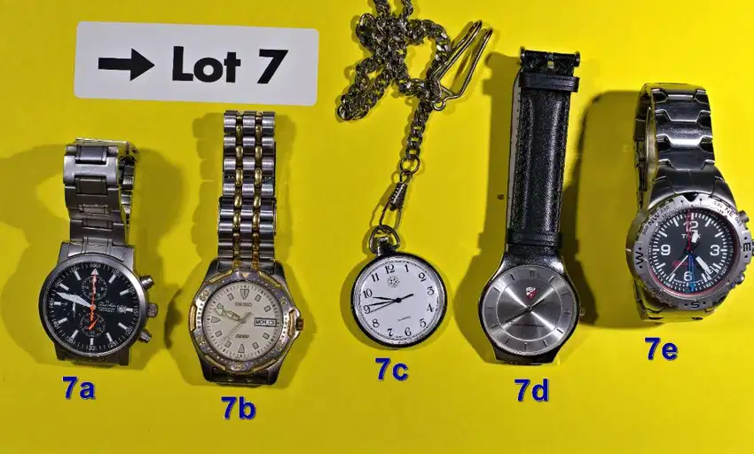 Watches (jam tangan) second berbagai merk