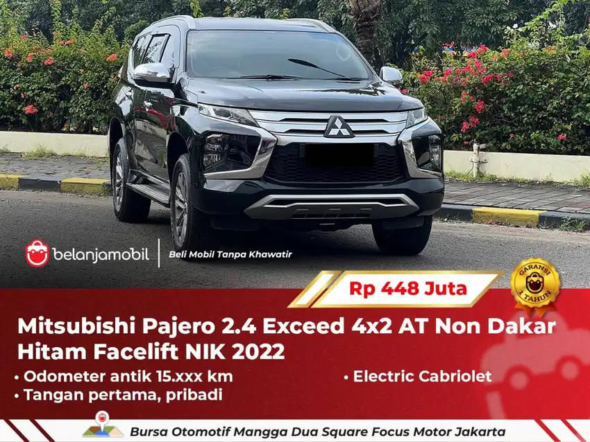 [ LOW KM 15RB ] Mitsubishi Pajero 2.4 Exceed 4x2 Non Dakar 2022/2023