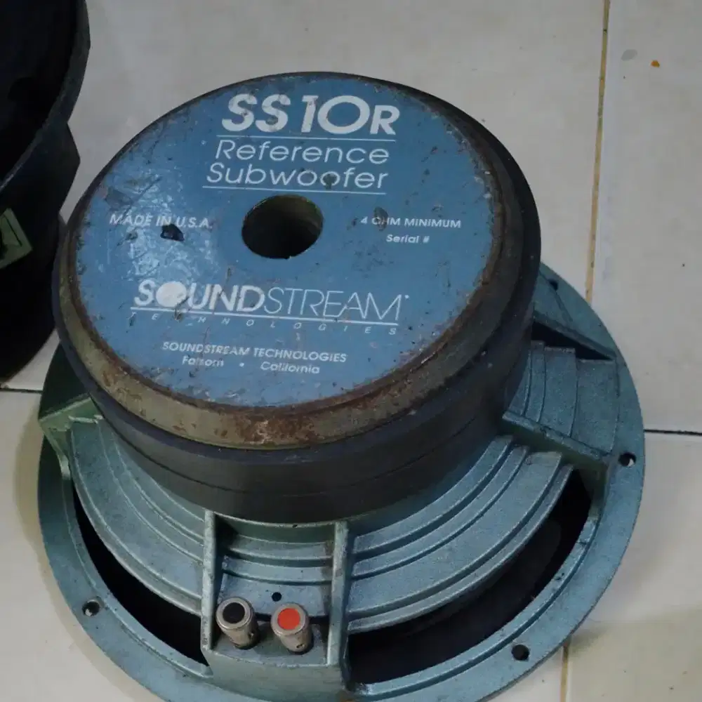 SUBWOOFER SOUNDSTREAM SS 10R 10 INCH ORI USA
