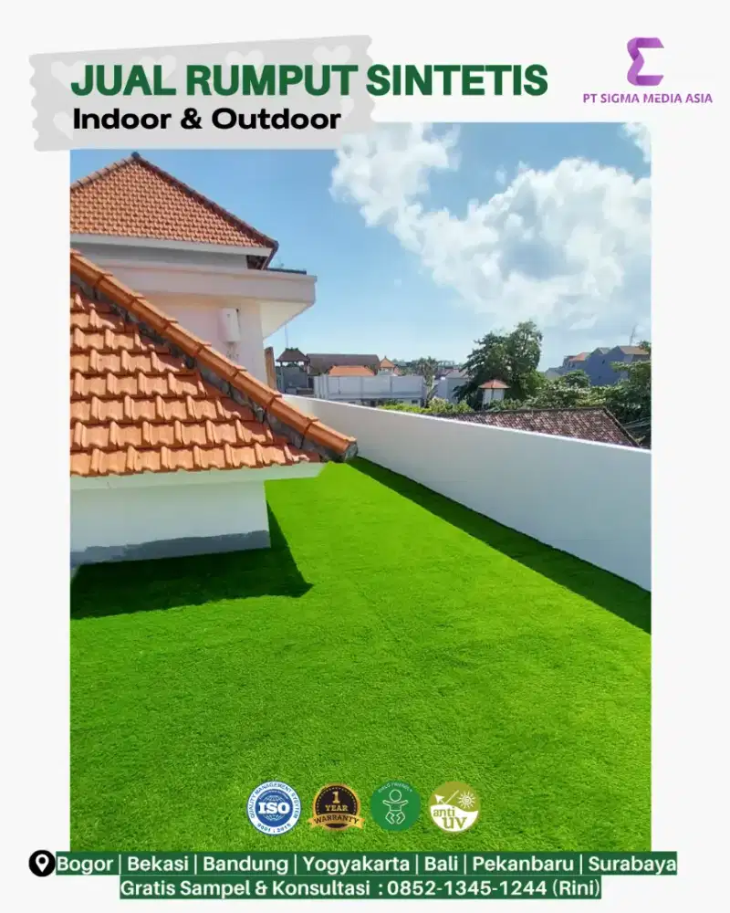 Jual Karpet Rumput Sintetis Buat Rooftop