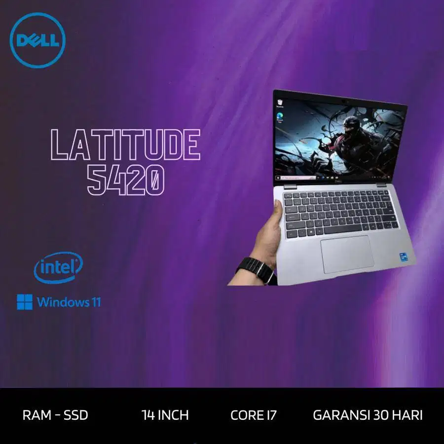 Laptop Dell Latitude 5420 Core i7 Gen 11 Ram 16GB SSD 512GB D-RC