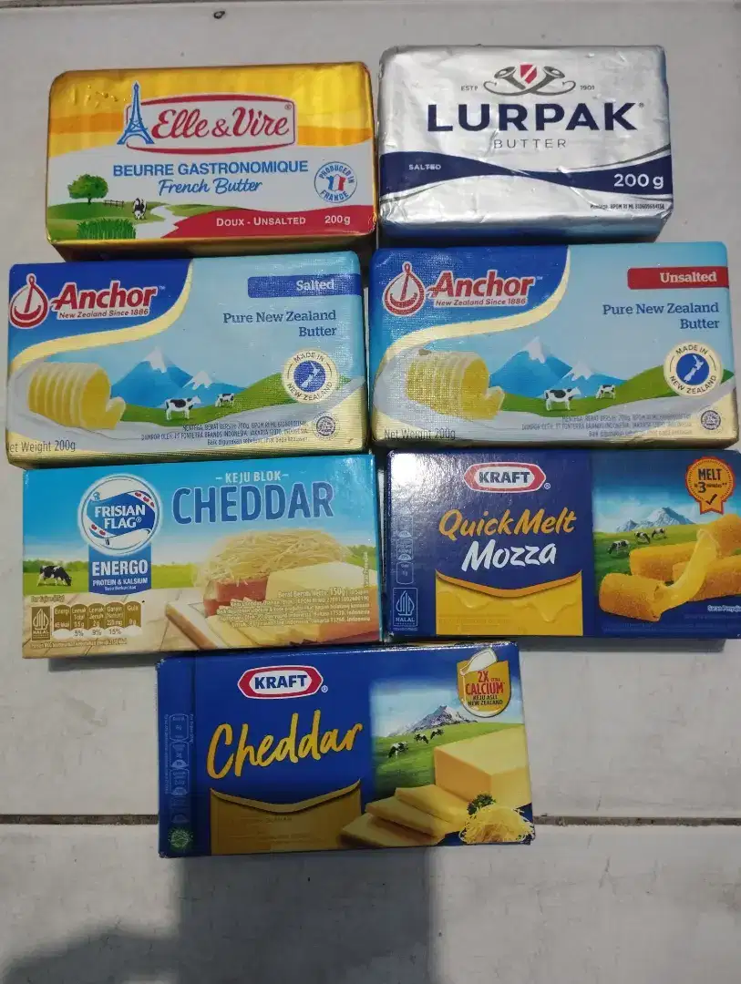 Keju & butter asli 100%