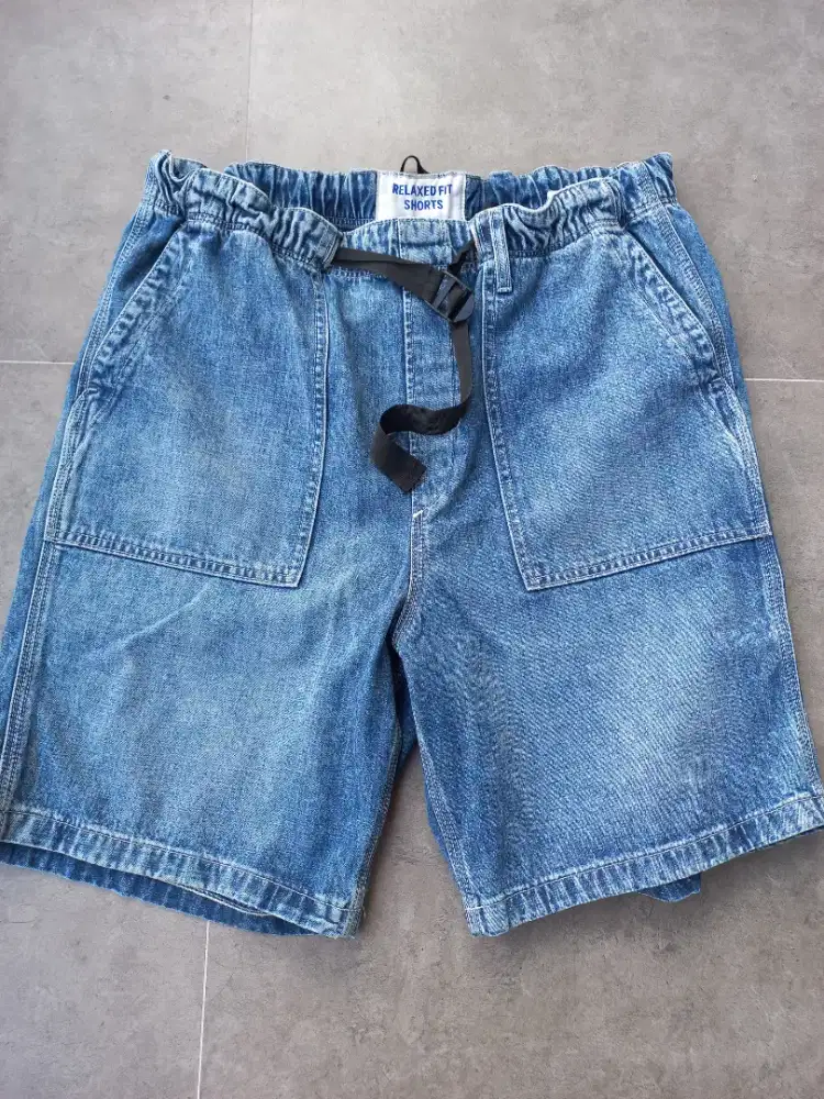 Celana Pendek Denim H&M Original