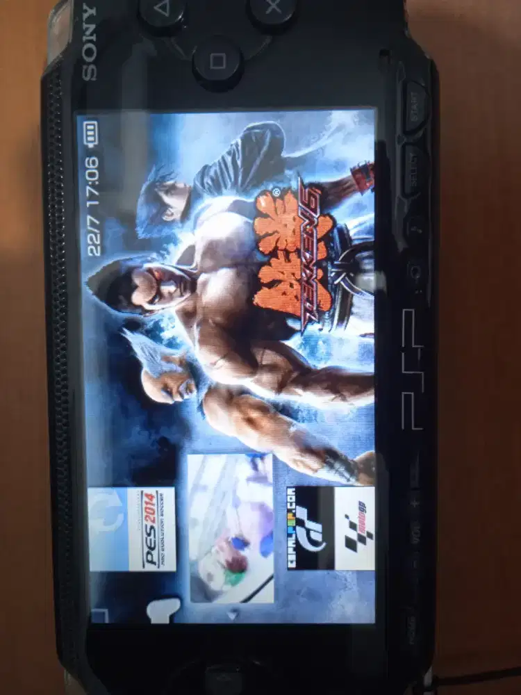 PSP FAT Black Mulus Banyak Game