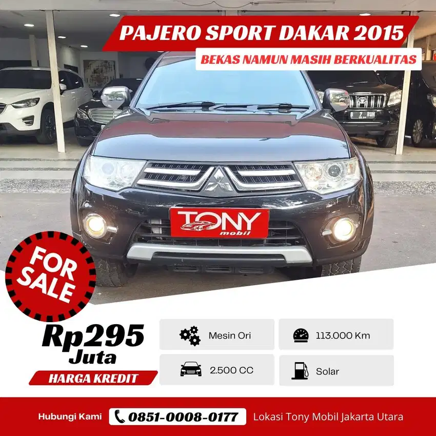 Mitsubishi Pajero Dakar 4x4 AT 2015 Hitam