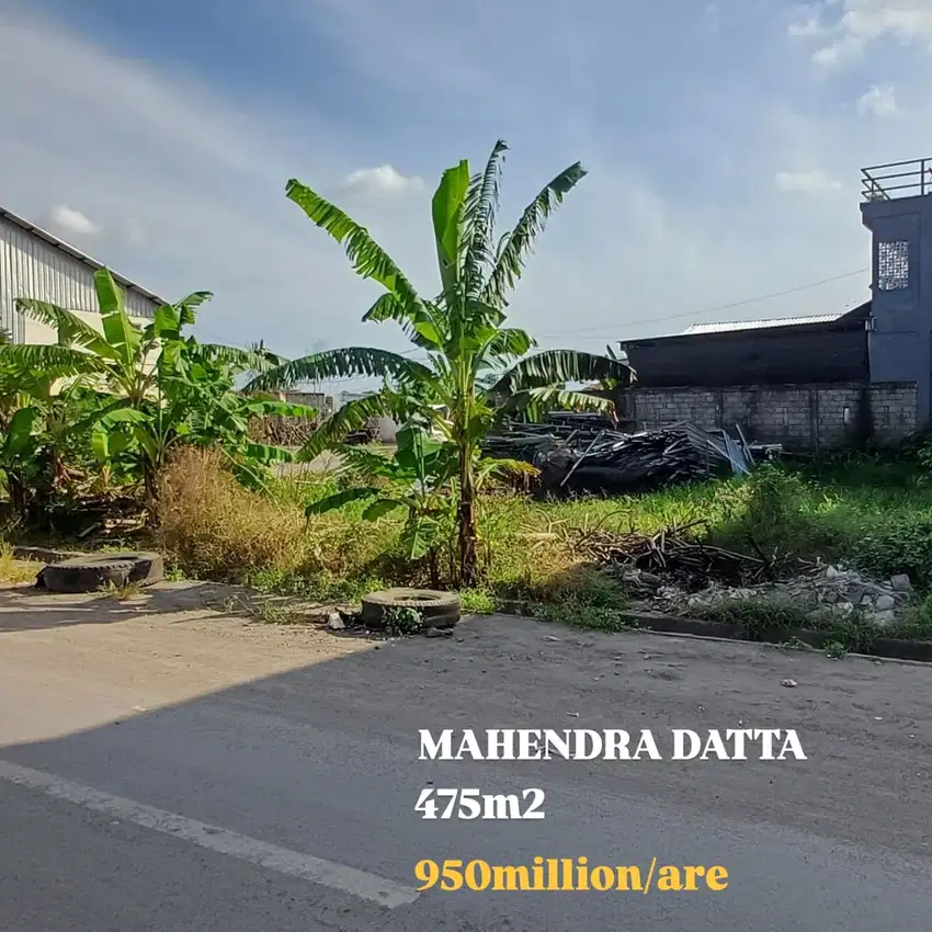 Tanah mahendra datta selatan 475m2