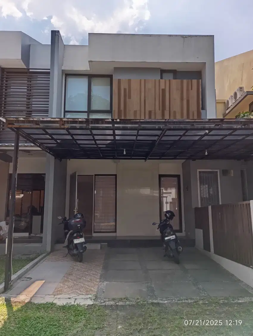 Disewa rumah cluster prestigia eminent bsd