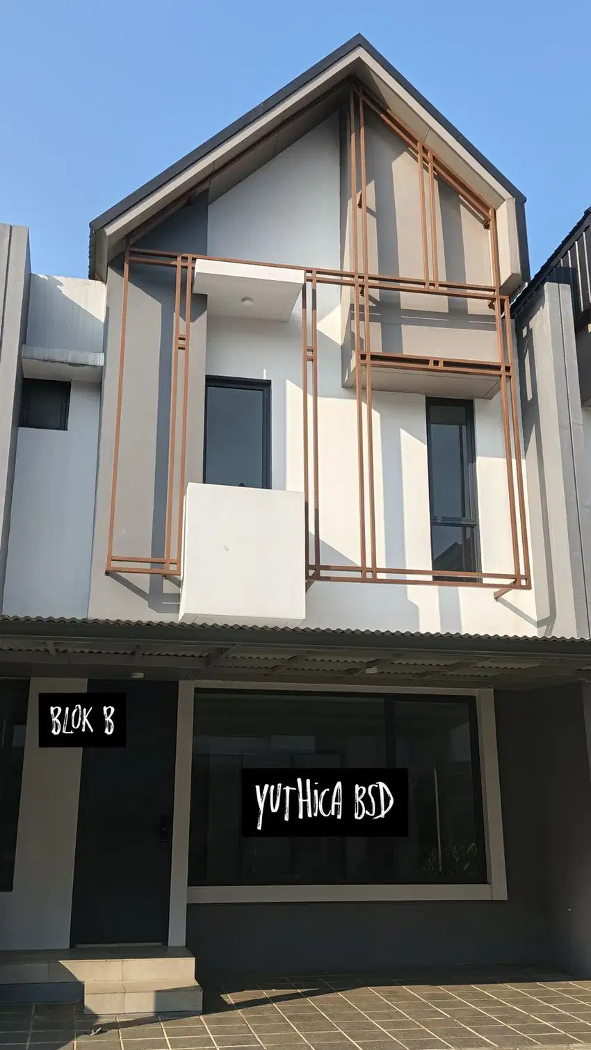 Disewakan rumah baru di Cluster Yuticha Bsd