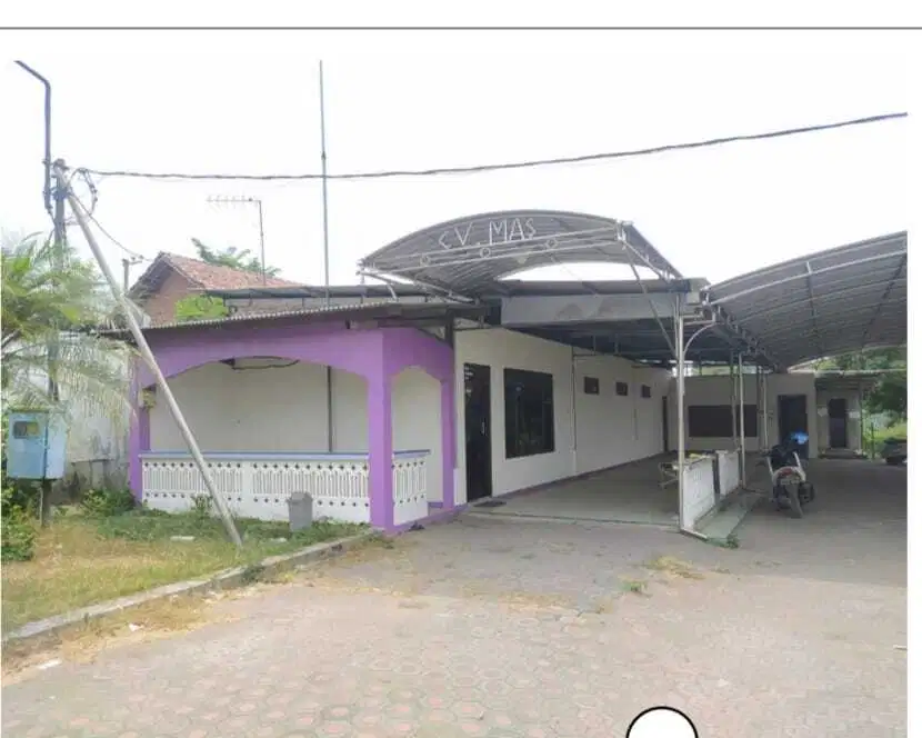 Jual lelang pabrik  di Peterongan  Jombang 300 ke jalan raya propinsi