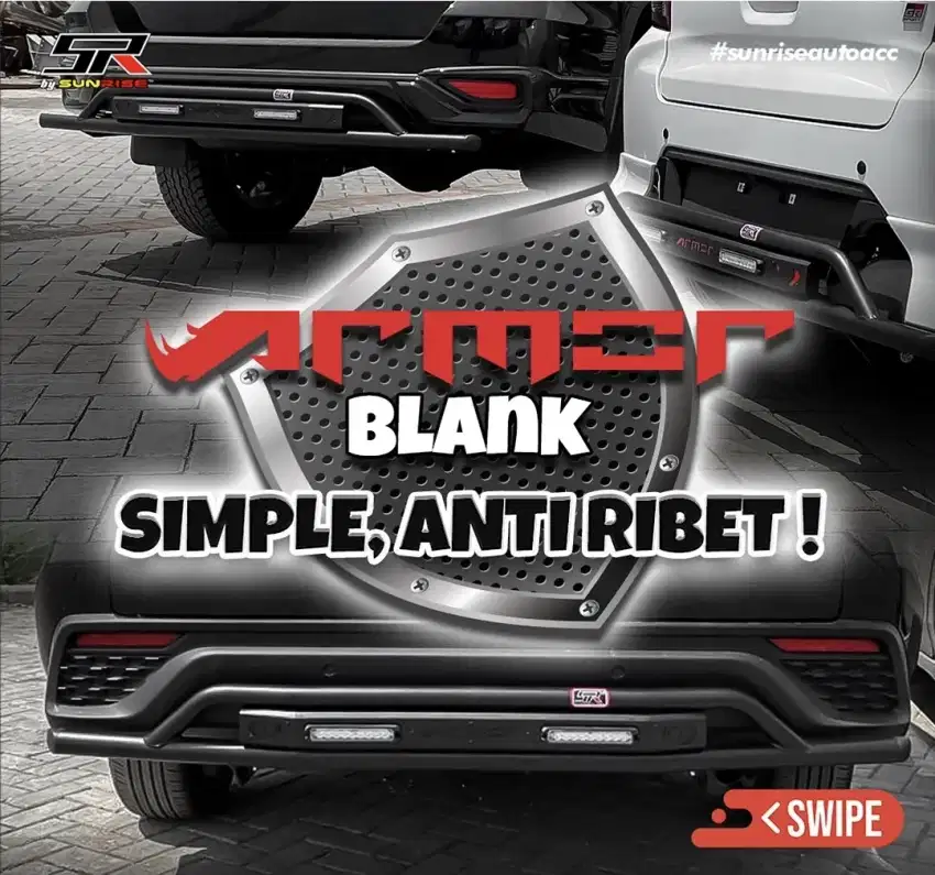 Towing Bar Armor Blank Avanza Xenia Veloz Rush Terios Raize Xpander