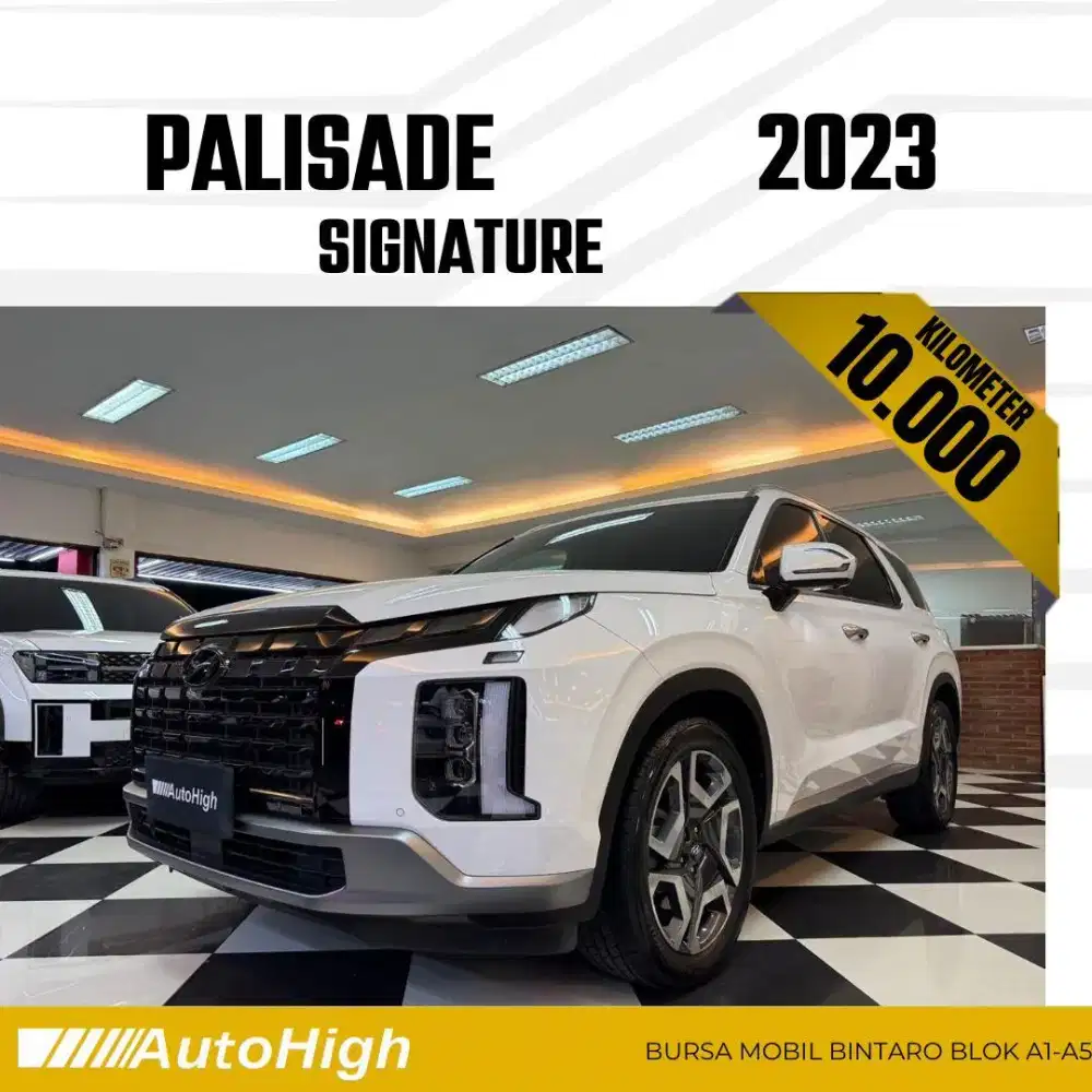 DP10% [Km10.000] Palisade Signature 2023 White Reg 2022 #AUTOHIGH