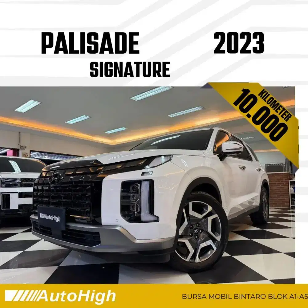 DP10% [Km10.000] Palisade Signature 2023 White Reg 2024 #AUTOHIGH