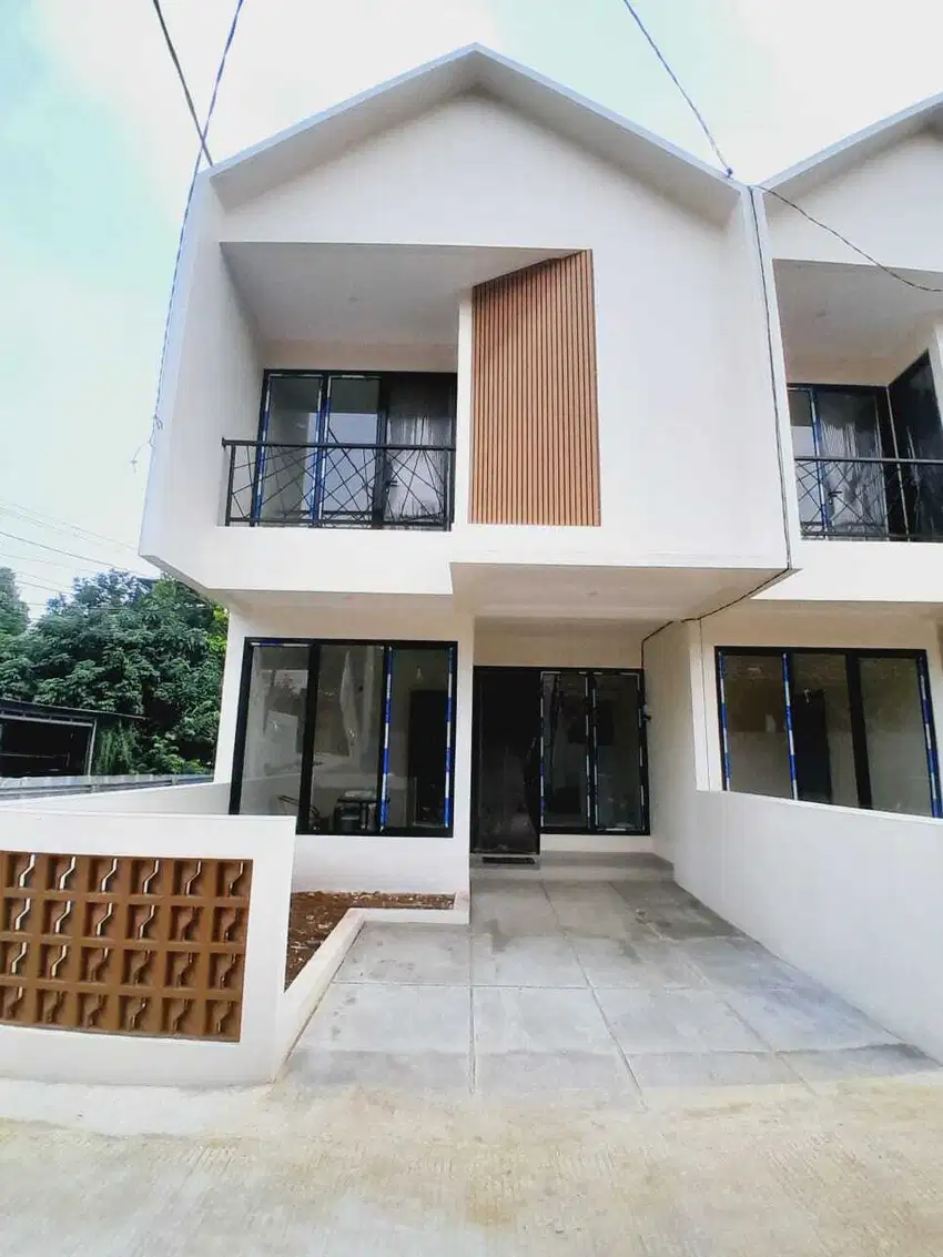 Rumah 2 lantai Akses 2 mobil harga promo 599 juta free biaya-biaya
