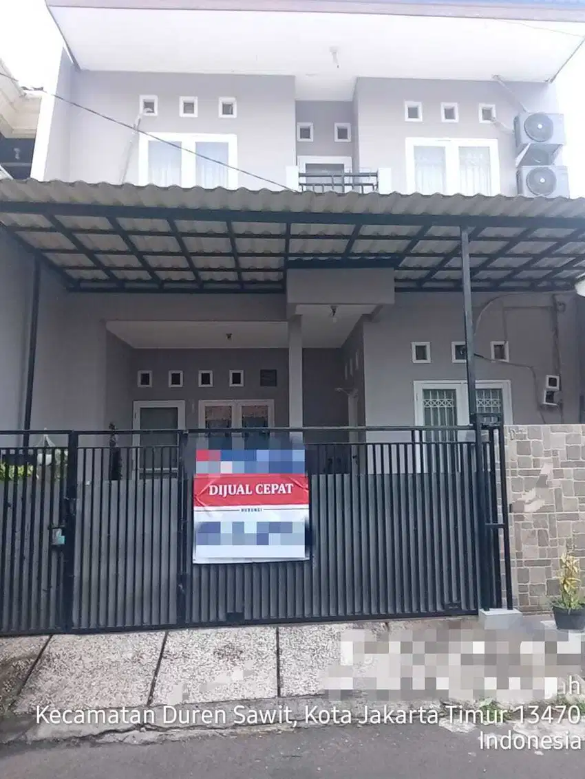 Rumah di Komplek Buaran Duren Sawit Akses Lokasi 2 Mobil Stasiun Dekat