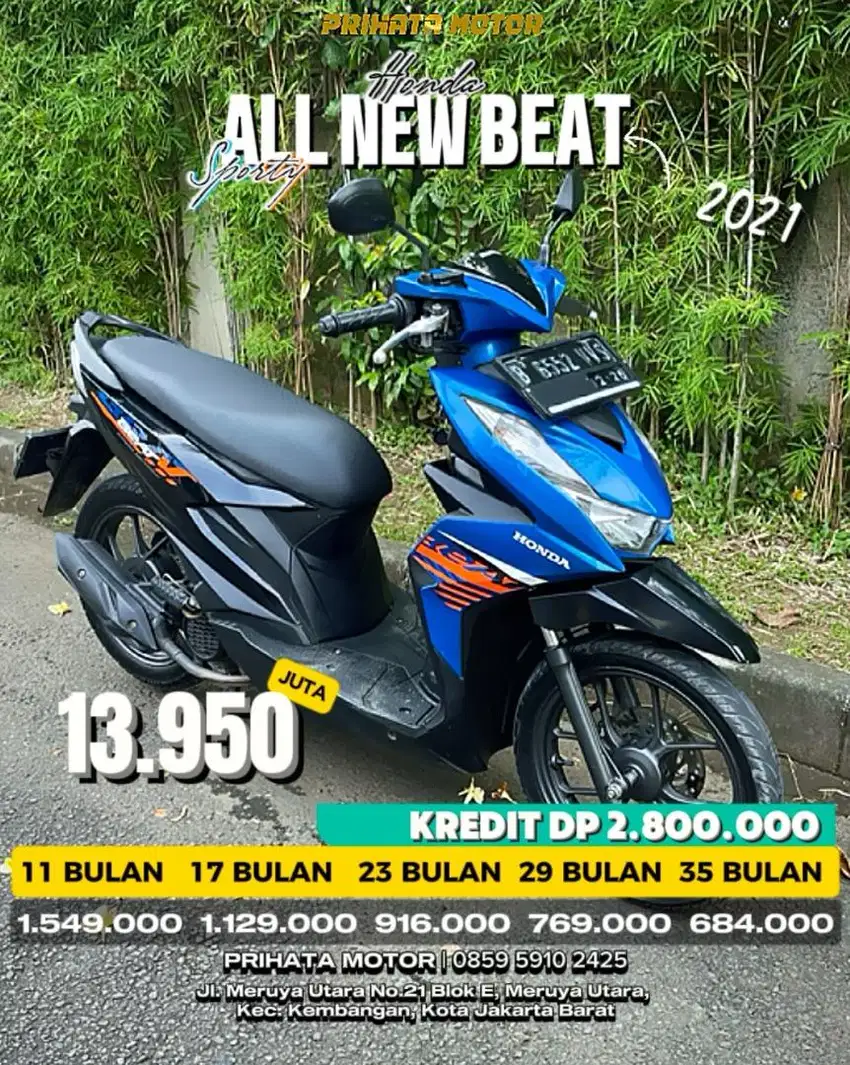DP 2,8 Jutaan Honda All New Beat Sporty 2021