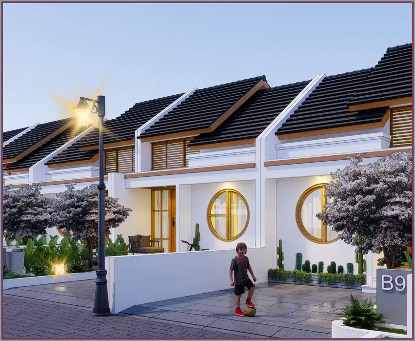 Rumah Murah di Jogja Dalam Cluster Ala Jepang 20 Menit ke Kota