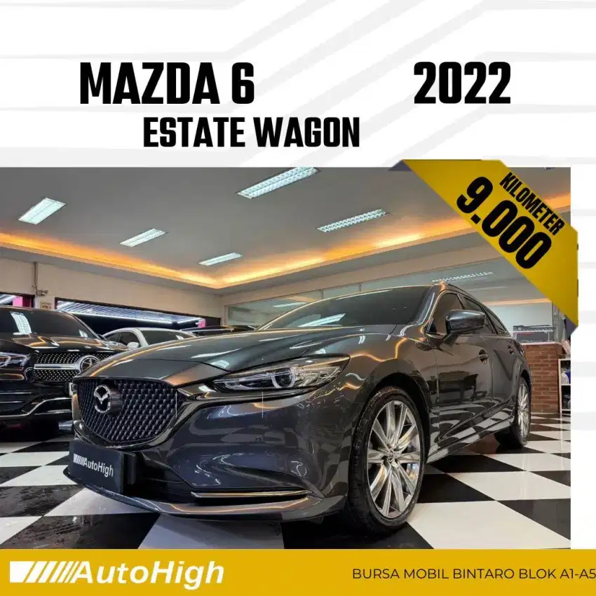 DP10% [Km9.000] Mazda 6 Estate Wagon 2022 Grey Reg 2021 #AUTOHIGH