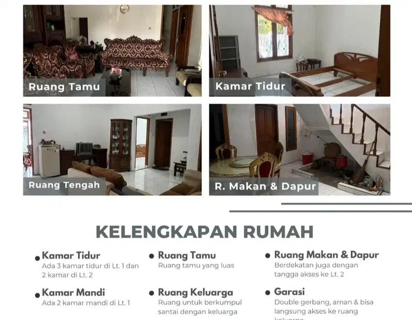Dijual rumah 2 lantai di perumahan Bumi Kiara Bandung