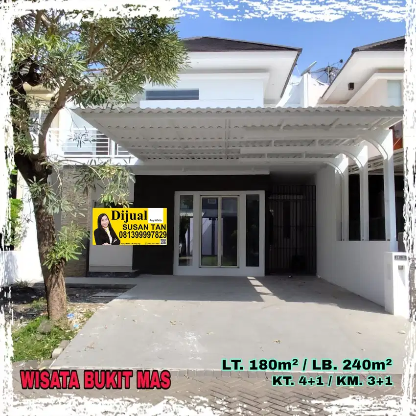 JUAL RUMAH SIAP HUNI WISATA BUKIT MAS cluster Du Louvre