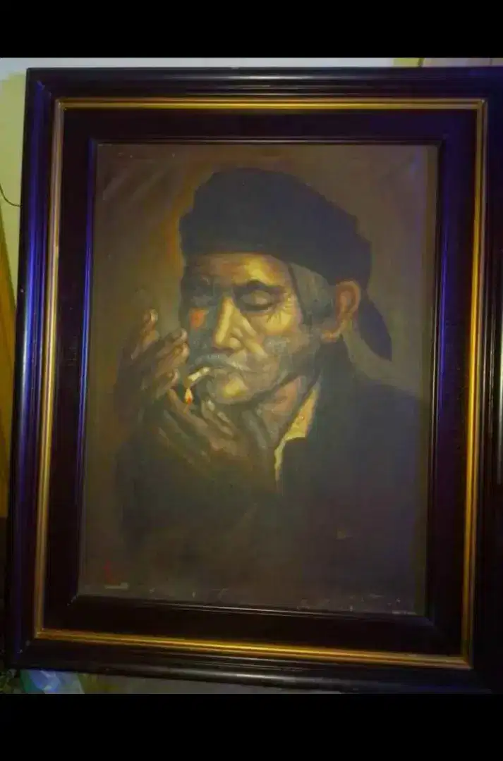 Lukisan  diatas Kanvas Karya ( 50 X 60 )