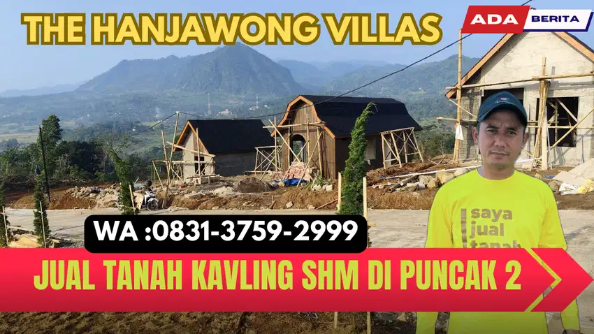 Dijual kavling siap bangun shm di view pegunungan