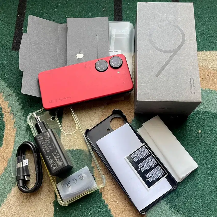 Asus zenfone 9 ram 6 / 128 resmi fullset original