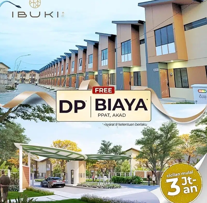 RUMAH BARU FREE PPN Cluster ibuki Jababeka Cikarang bekasi