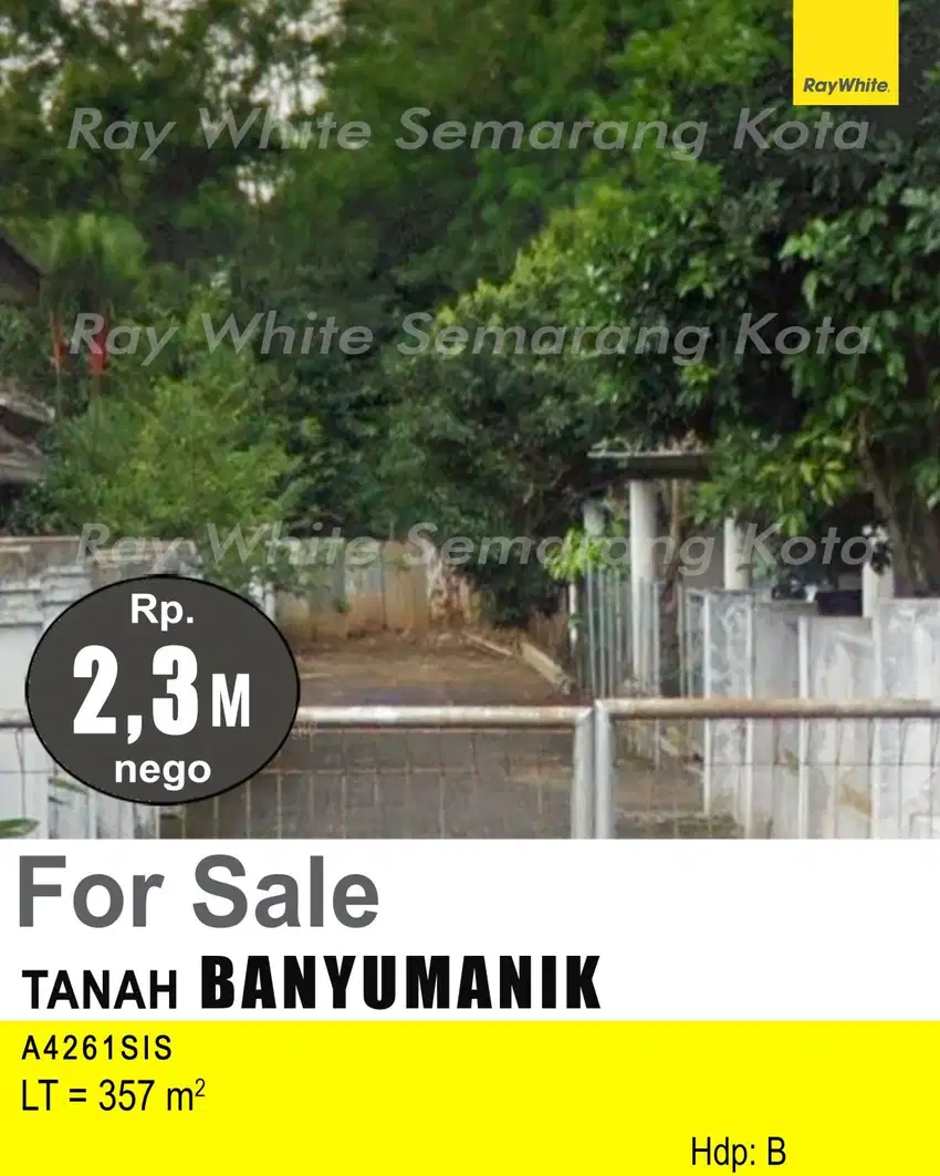 DIJUAL TANAH DI BANYUMANIK A4261