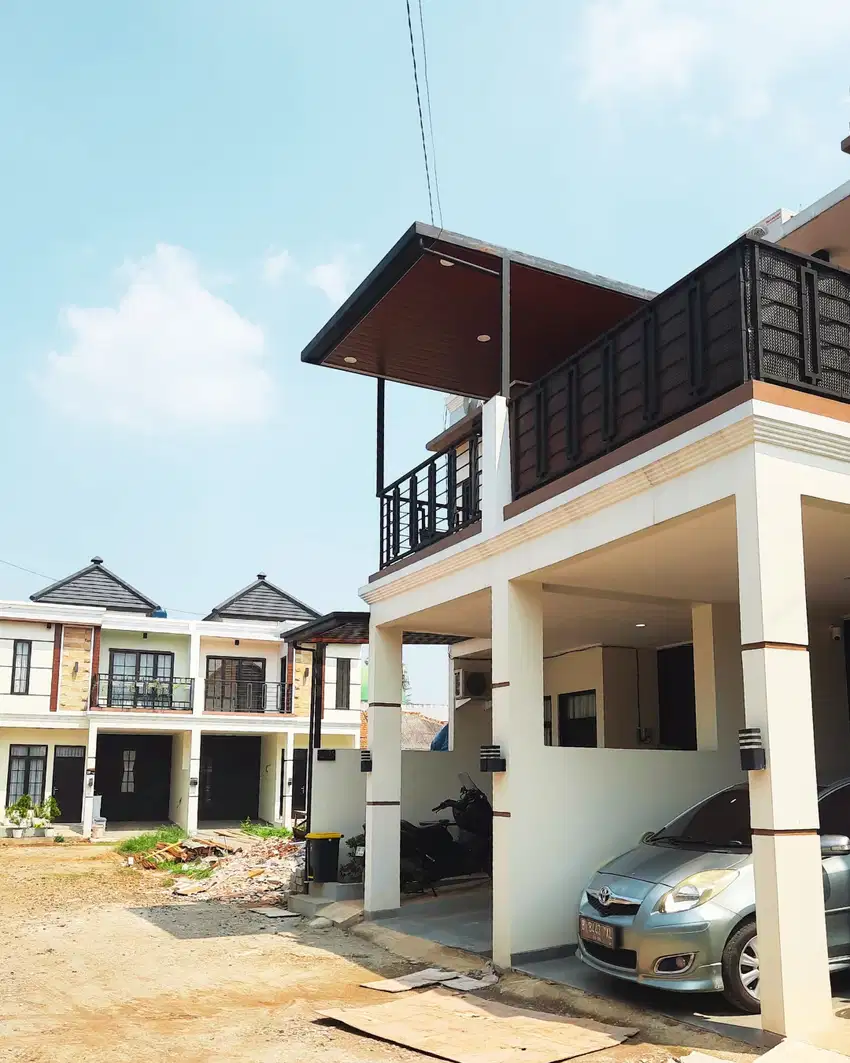 RUMAH BALI 2 LANTAI. AKSES TERINTEGRITAS DENGAN TOL,LRT & PUSAT KOTA