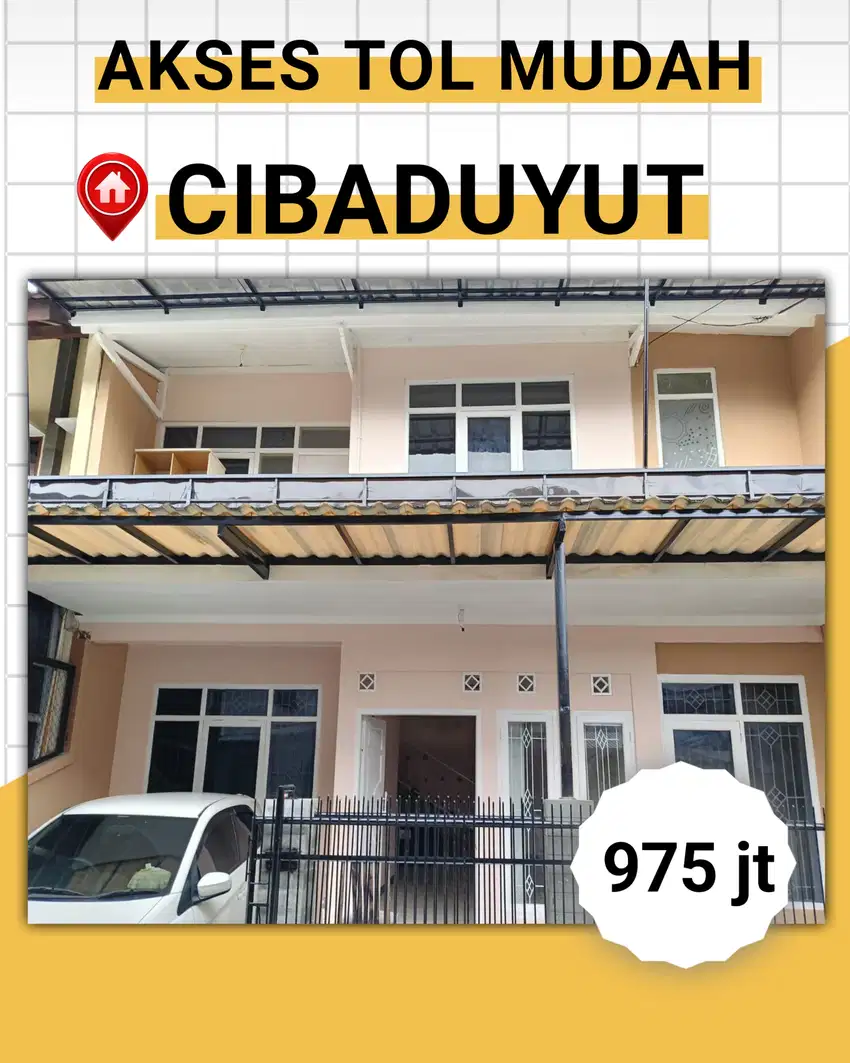 Rumah Hook Cantik di Taman Cibaduyut Indah, Harga Terbaik!