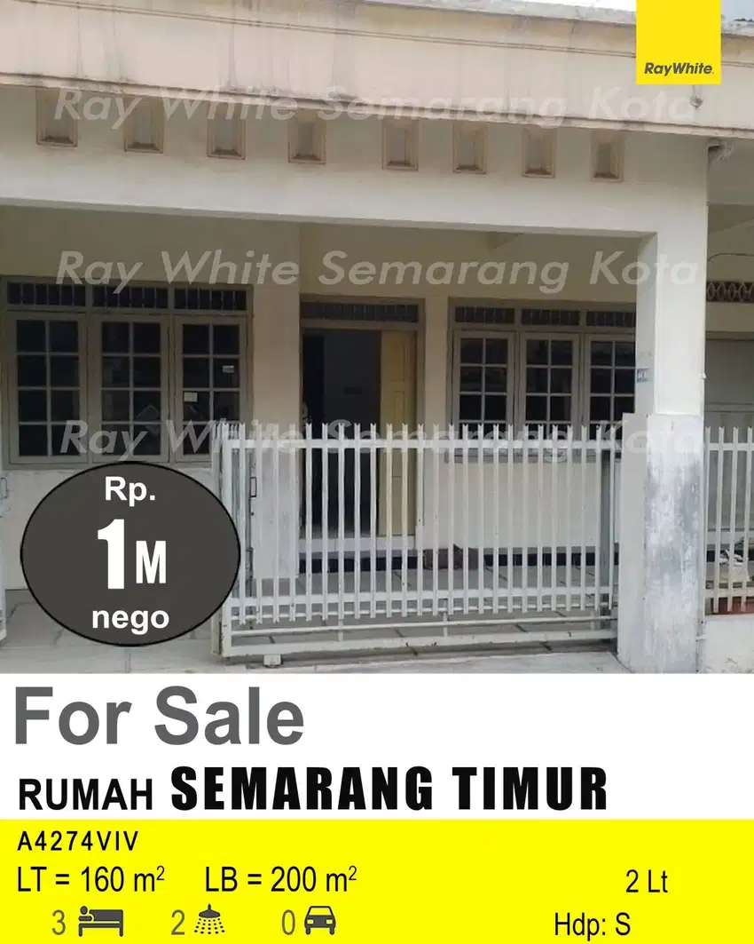 DIJUAL RUMAH DI SEMARANG TIMUR A4274