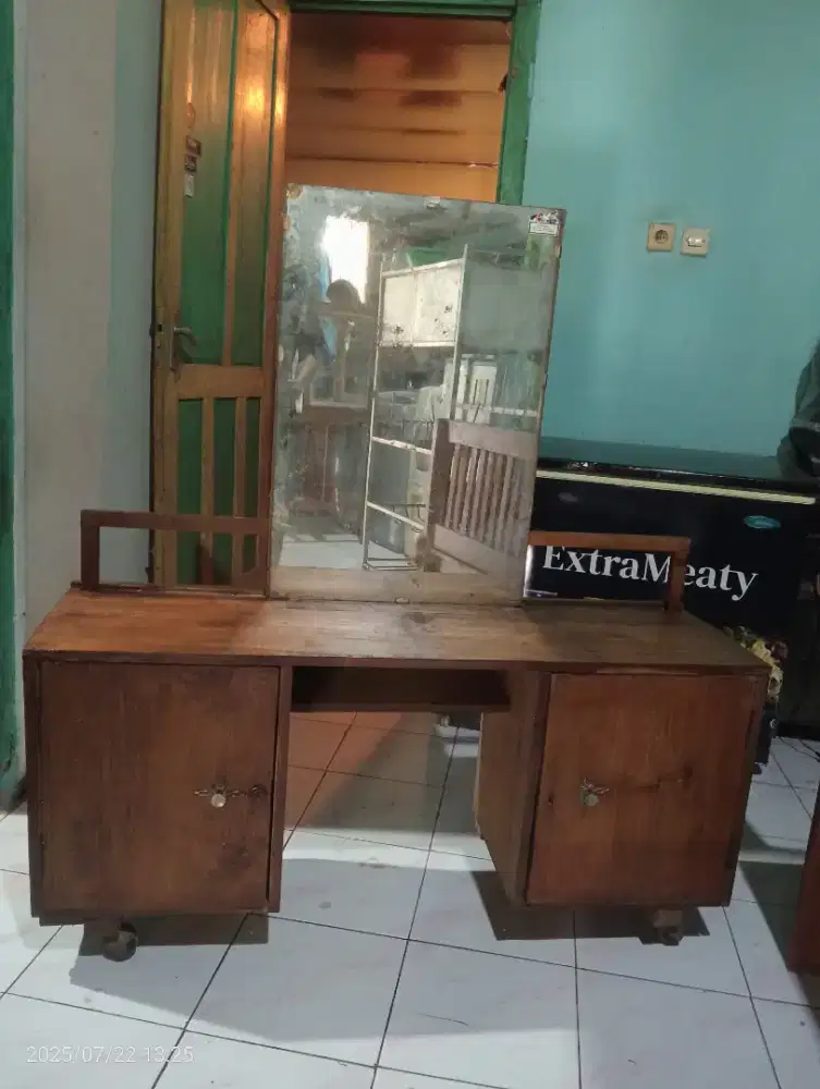 meja rias jati lawas