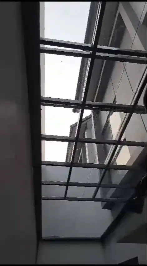 kanopi sleding buka tutup atap manual atap solarflat
