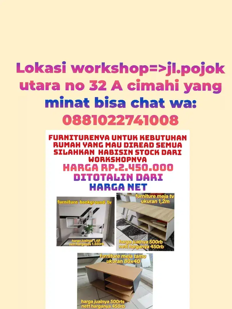 Furniture untuk kebutuhan rumah read semua