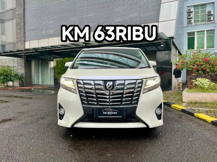 Toyota Alphard G ATPM 2015 AT 2.5, Km 63Ribu, Pajak Panjang (Vellfire)