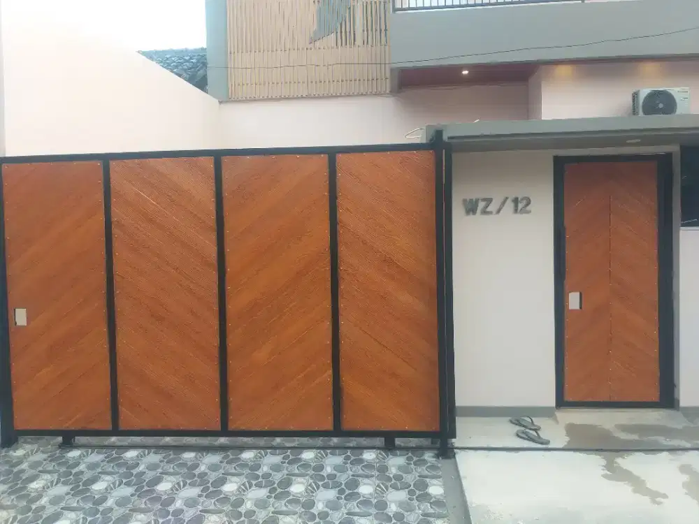 Pintu dorong motip grc